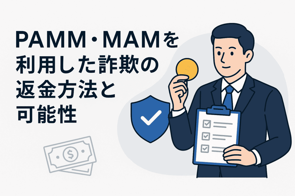 PAMM・MAMを利用した詐欺の返金方法と可能性
