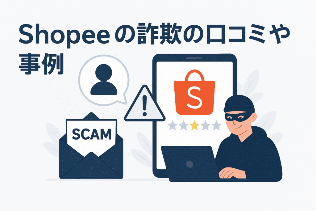 Shopeeの詐欺の口コミや事例