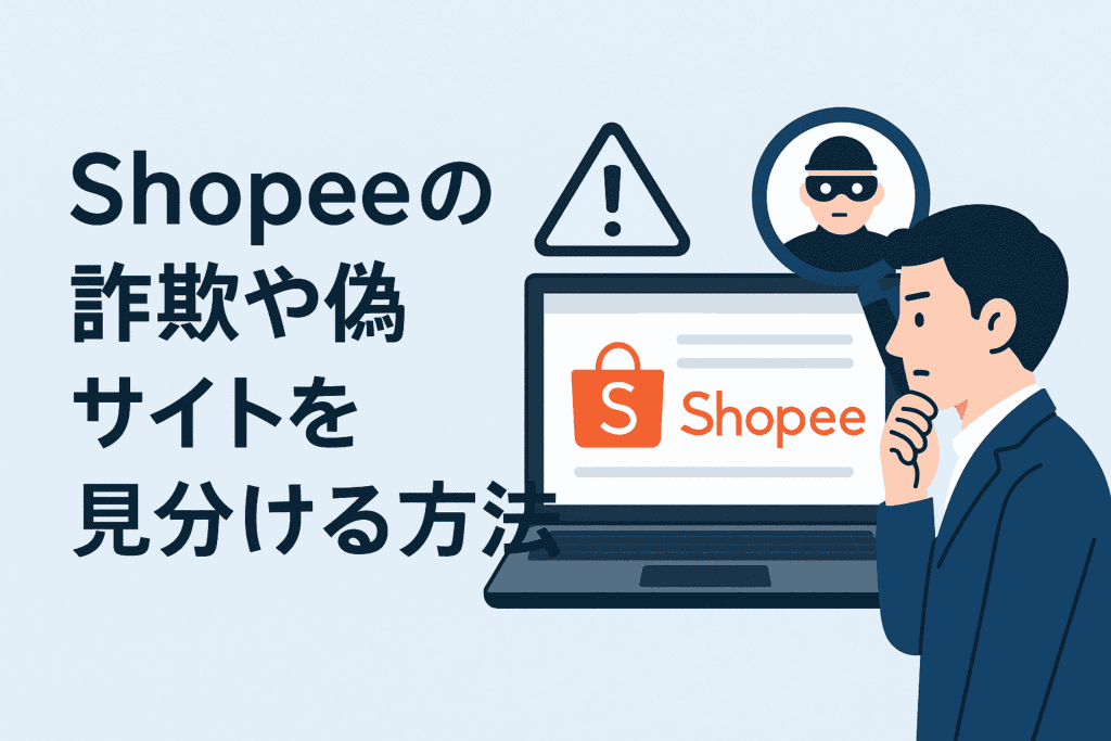 Shopeeの詐欺や偽サイトを見分ける方法