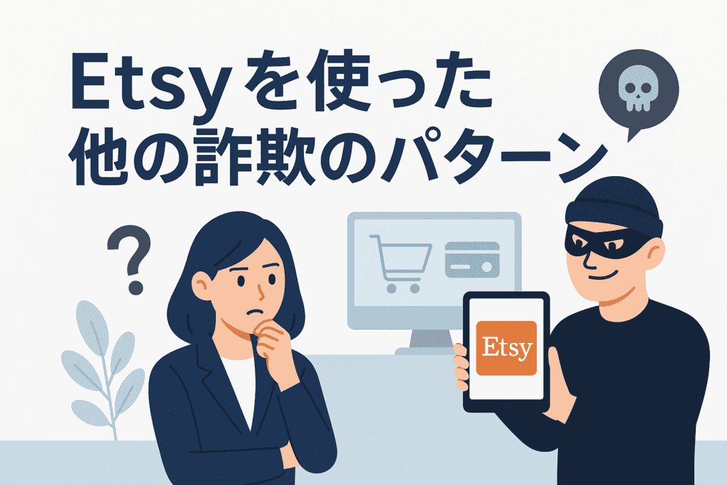 Etsyを使った他の詐欺のパターン