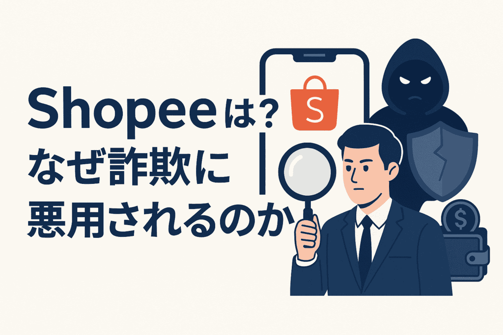 Shopeeとは?なぜ詐欺に悪用されるのか