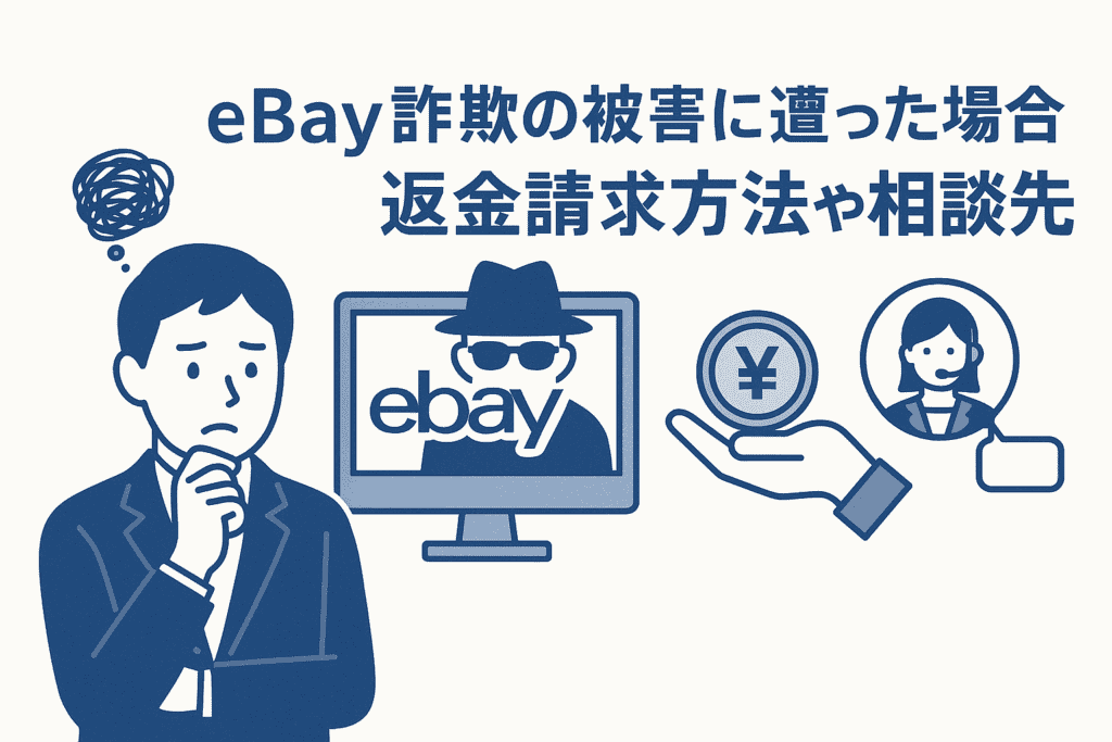 eBay詐欺の被害に遭った場合の返金請求方法や相談先