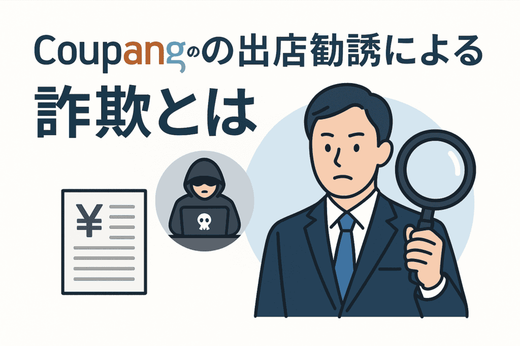 Coupangの出店勧誘による詐欺とは