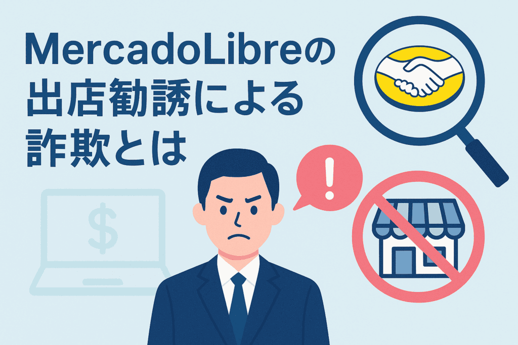MercadoLibreの出店勧誘による詐欺とは
