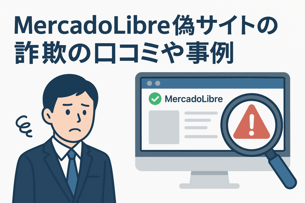 MercadoLibre偽サイトの詐欺の口コミや事例
