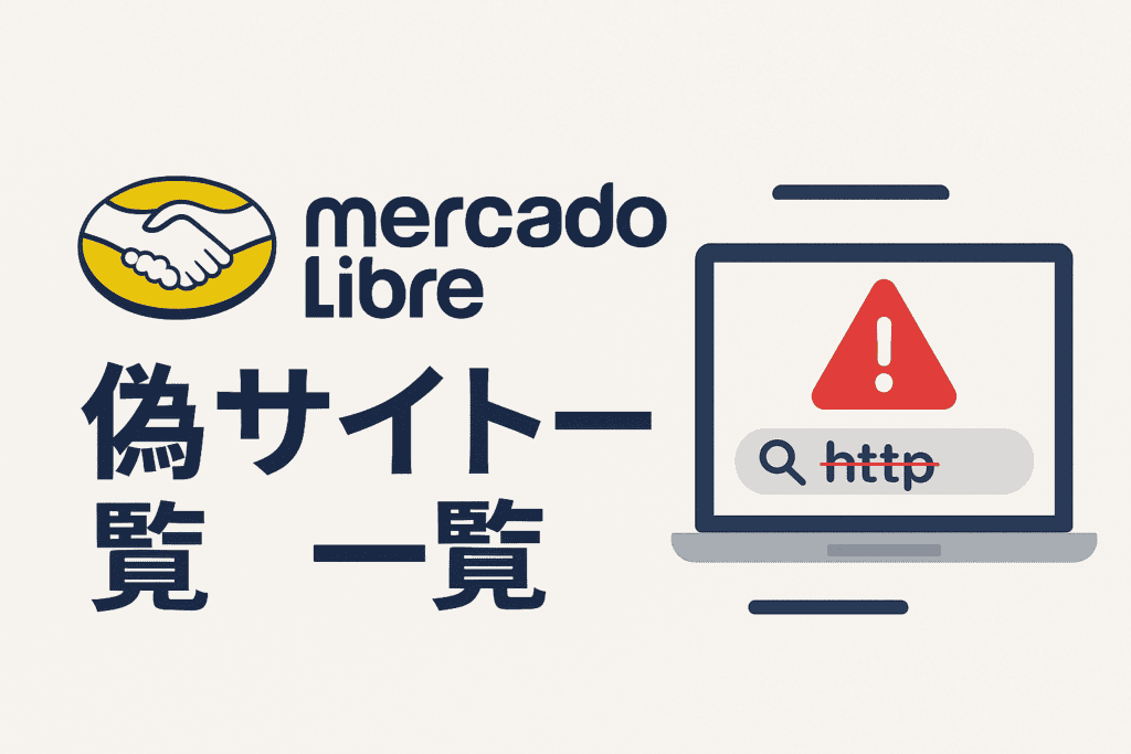 MercadoLibreの偽サイト一覧