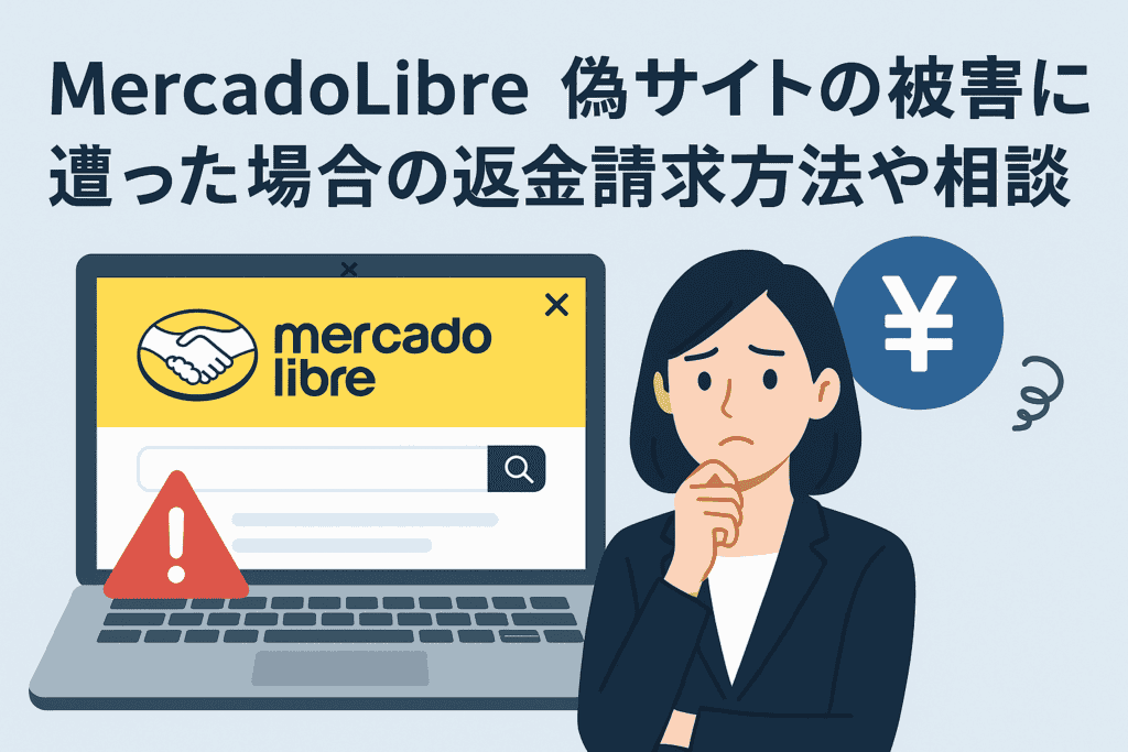 MercadoLibre偽サイトの被害に遭った場合の返金請求方法や相談先