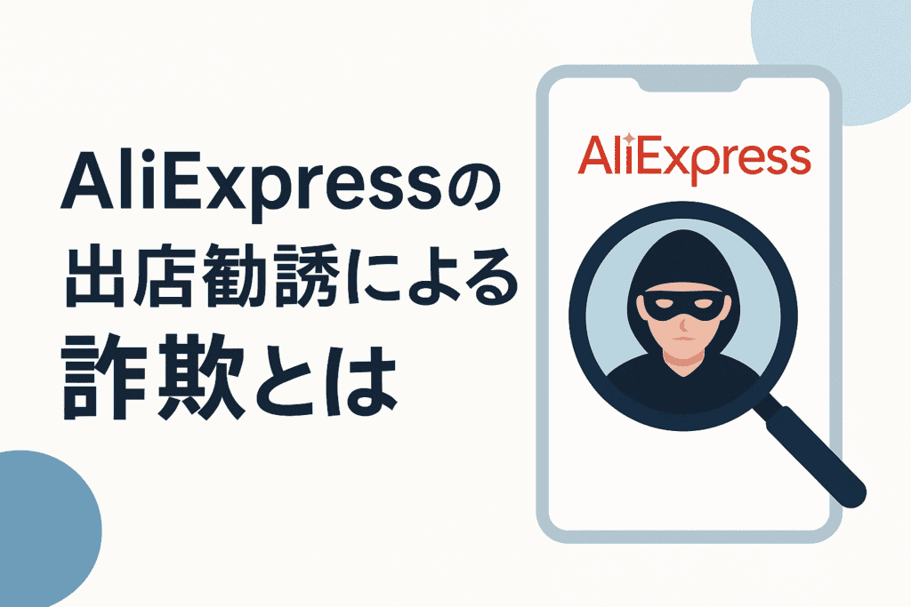 AliExpressの出店勧誘による詐欺とは