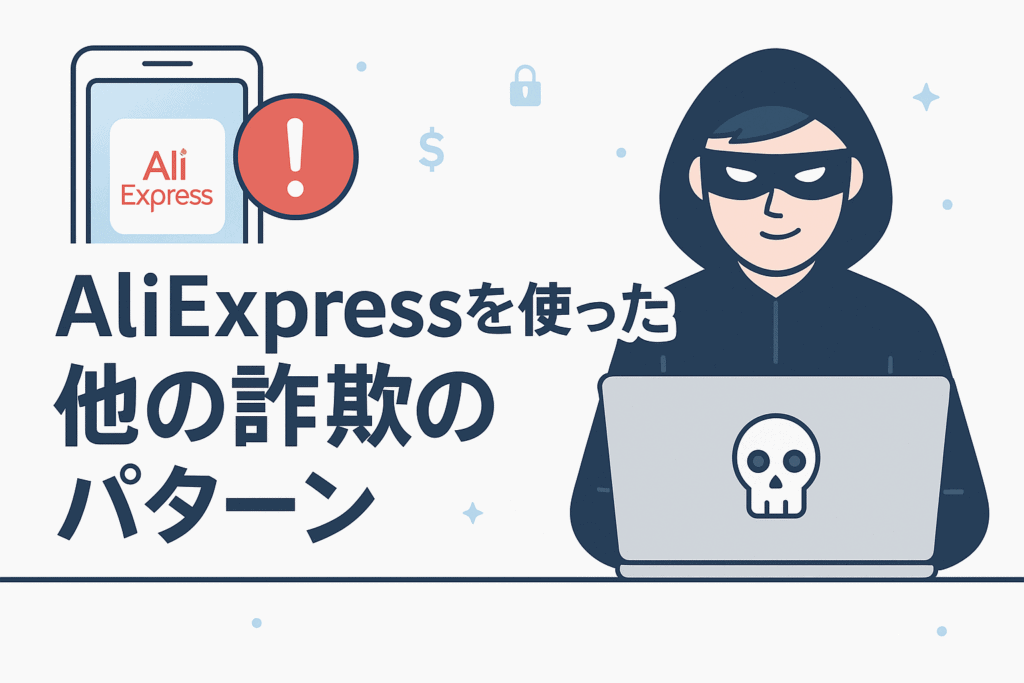 AliExpressを使った他の詐欺のパターン