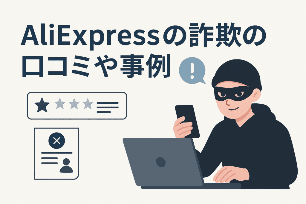 AliExpressの詐欺の口コミや事例