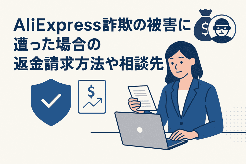 AliExpress詐欺の被害に遭った場合の返金請求方法や相談先