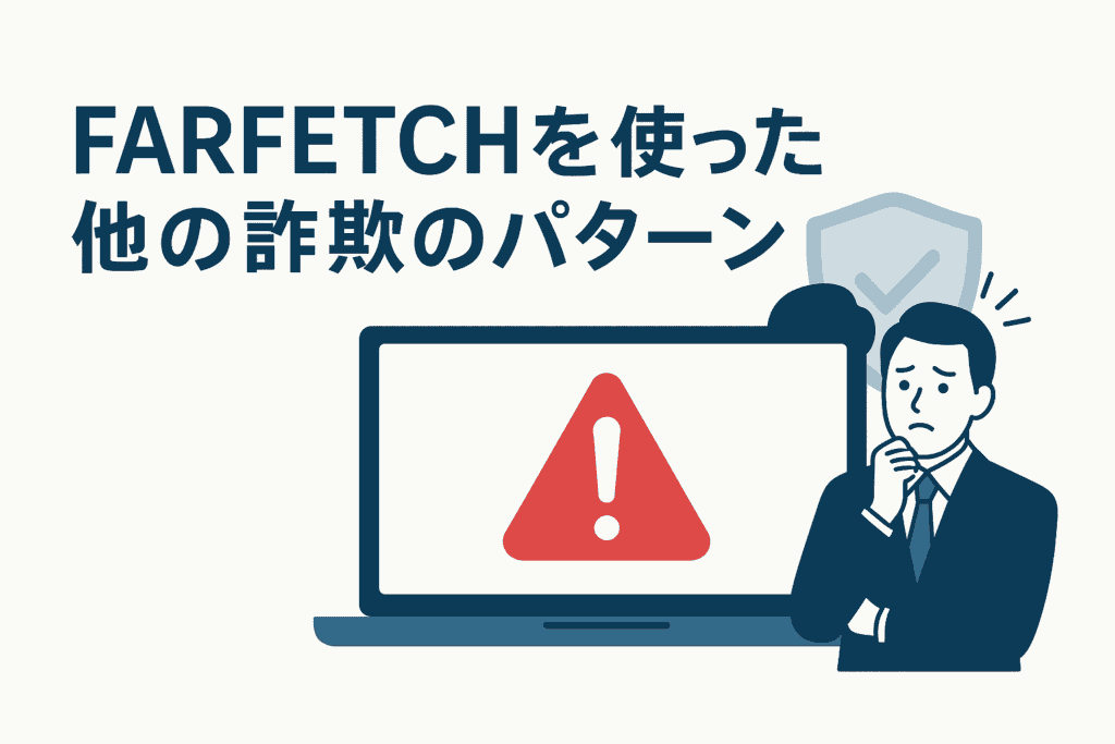 FARFETCHを使った他の詐欺のパターン