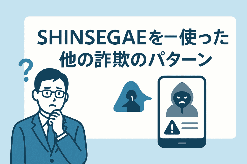 SHINSEGAEを使った他の詐欺のパターン