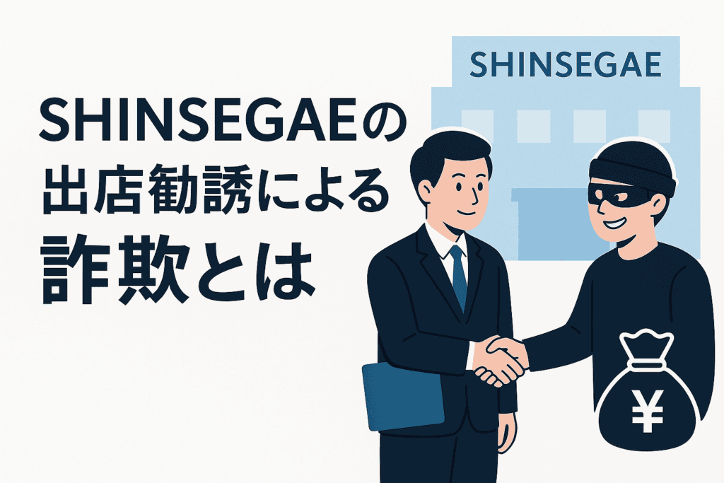 SHINSEGAEの出店勧誘による詐欺とは