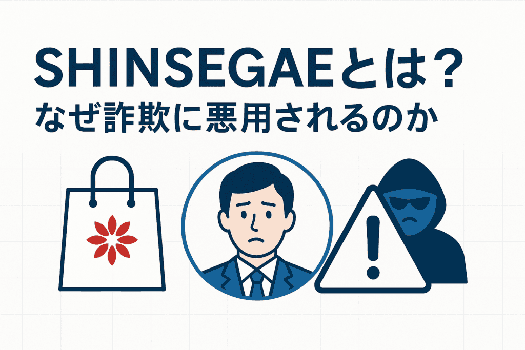 SHINSEGAEとは?なぜ詐欺に悪用されるのか