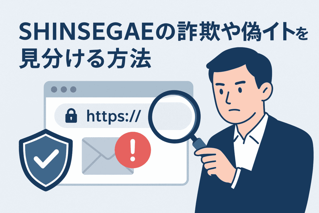 SHINSEGAEの詐欺や偽サイトを見分ける方法