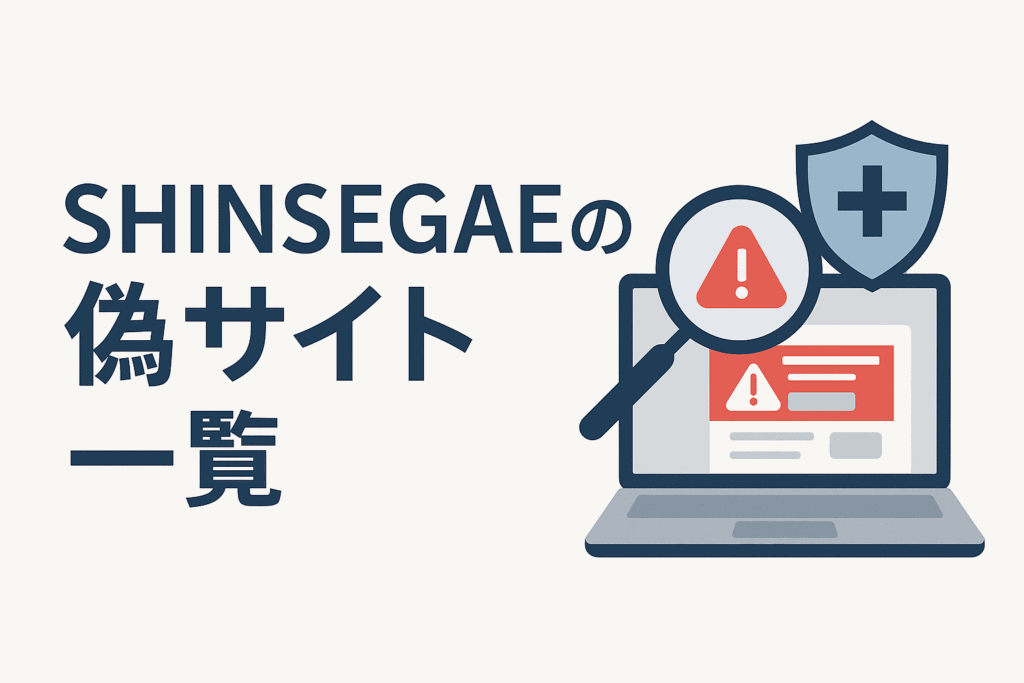 SHINSEGAEの偽サイト一覧