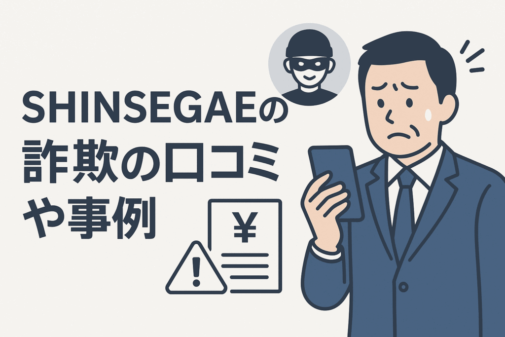 SHINSEGAEの詐欺の口コミや事例