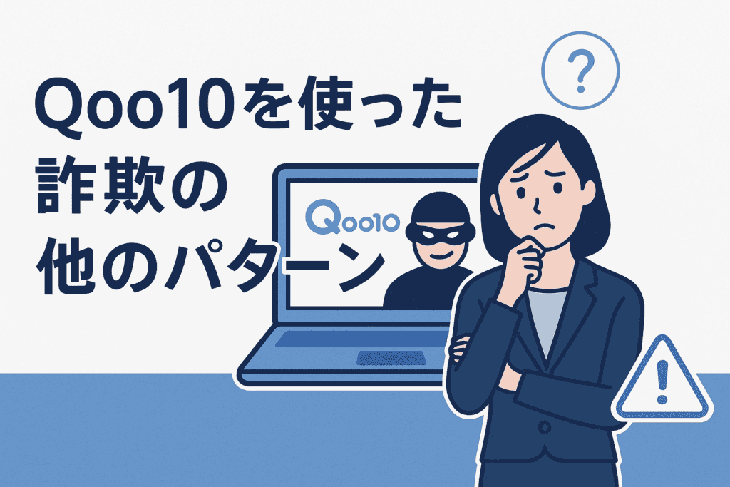 Qoo10を使った他の詐欺のパターン
