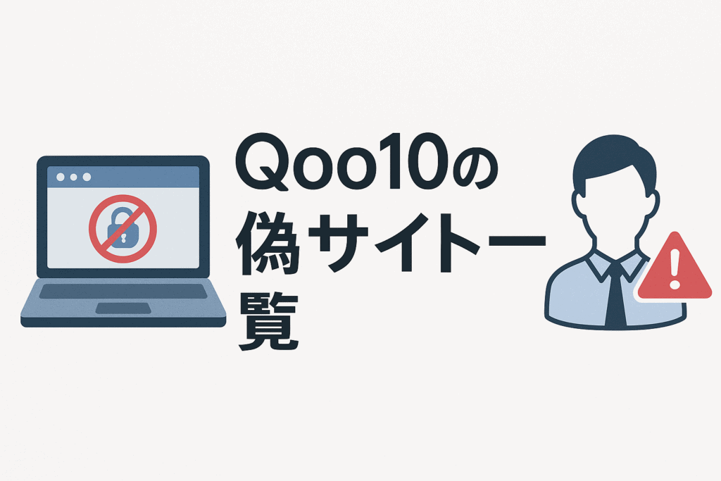 Qoo10の偽サイト一覧