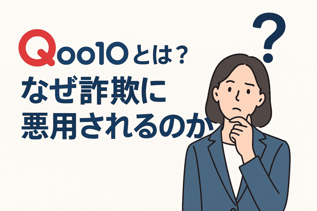 Qoo10とは?なぜ詐欺に悪用されるのか