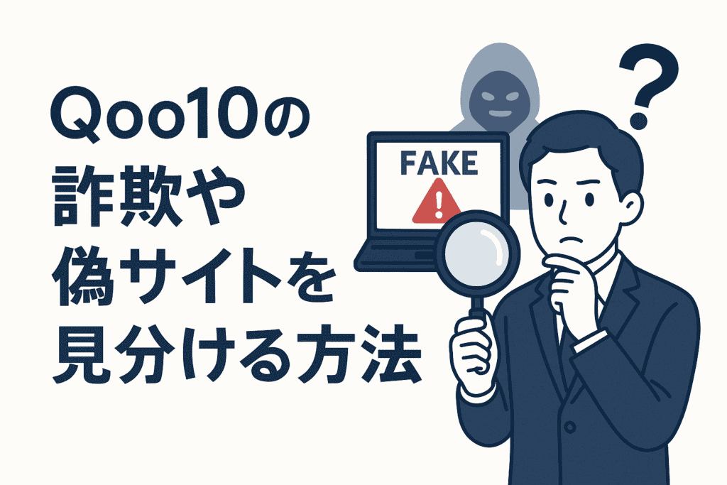 Qoo10の詐欺や偽サイトを見分ける方法