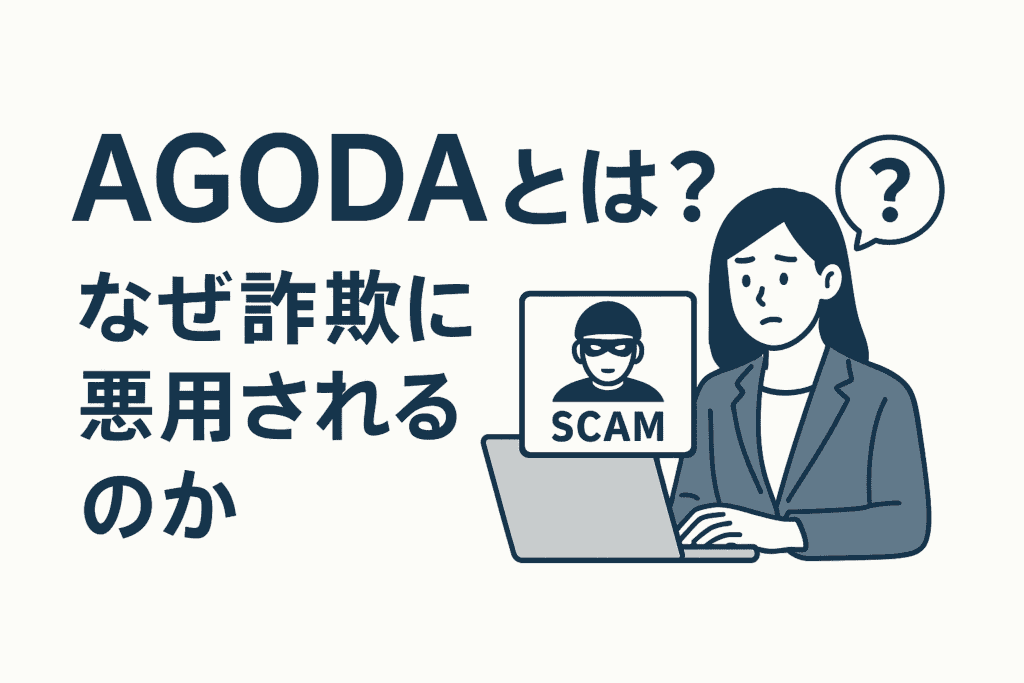 AGODAとは?なぜ詐欺に悪用されるのか