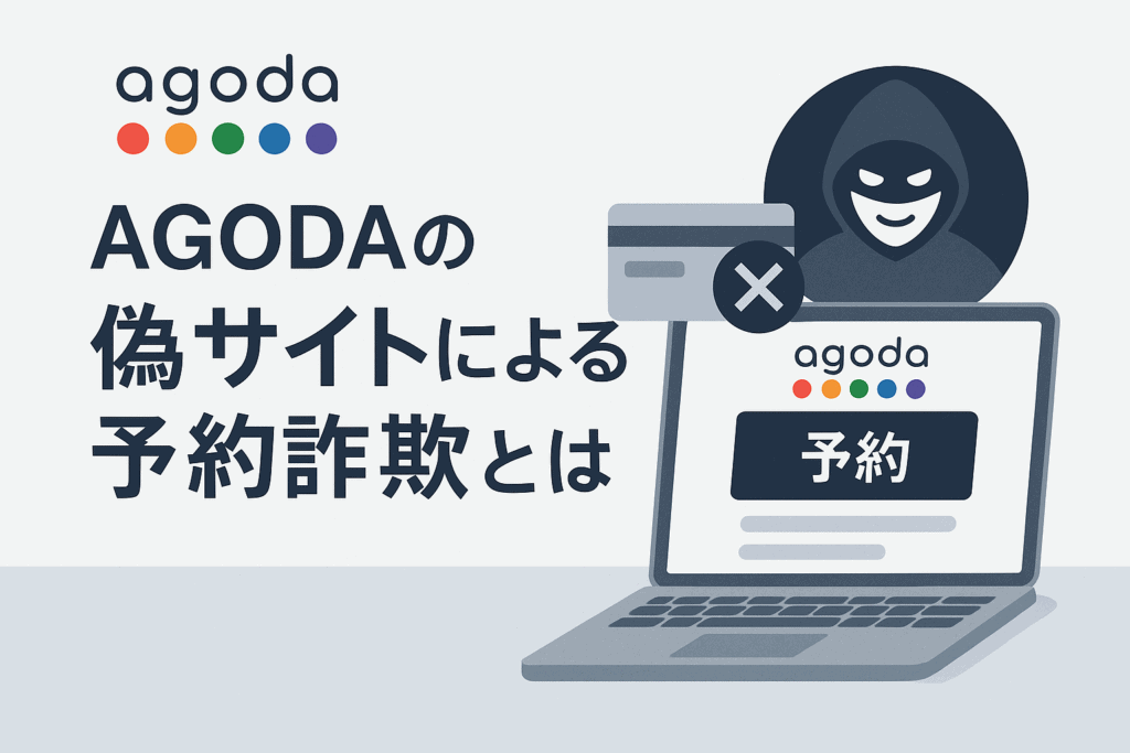 AGODAの偽サイトによる予約詐欺とは