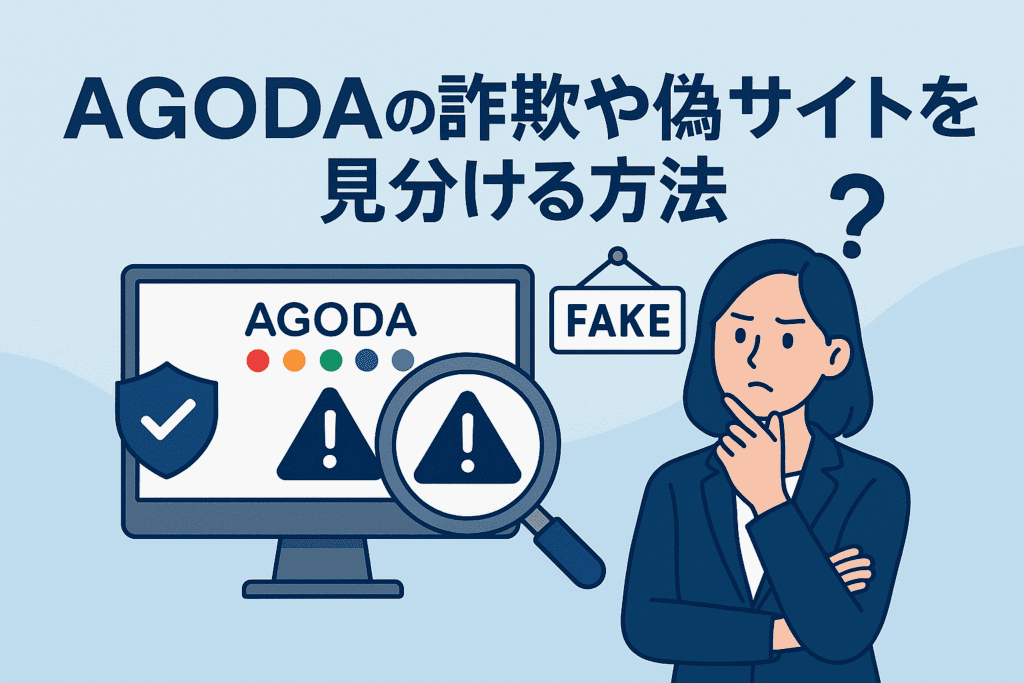 AGODAの詐欺や偽サイトを見分ける方法