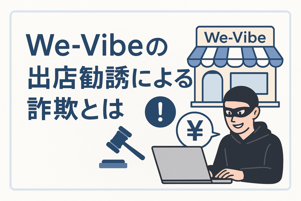 We-Vibeの出店勧誘による詐欺とは