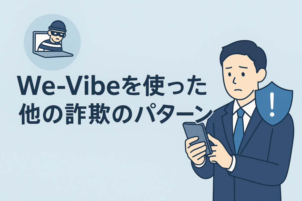 We-Vibeを使った他の詐欺のパターン