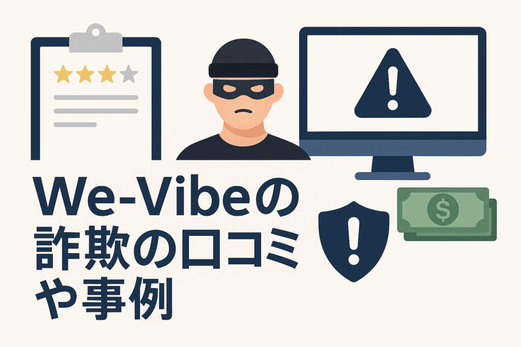 We-Vibeの詐欺の口コミや事例