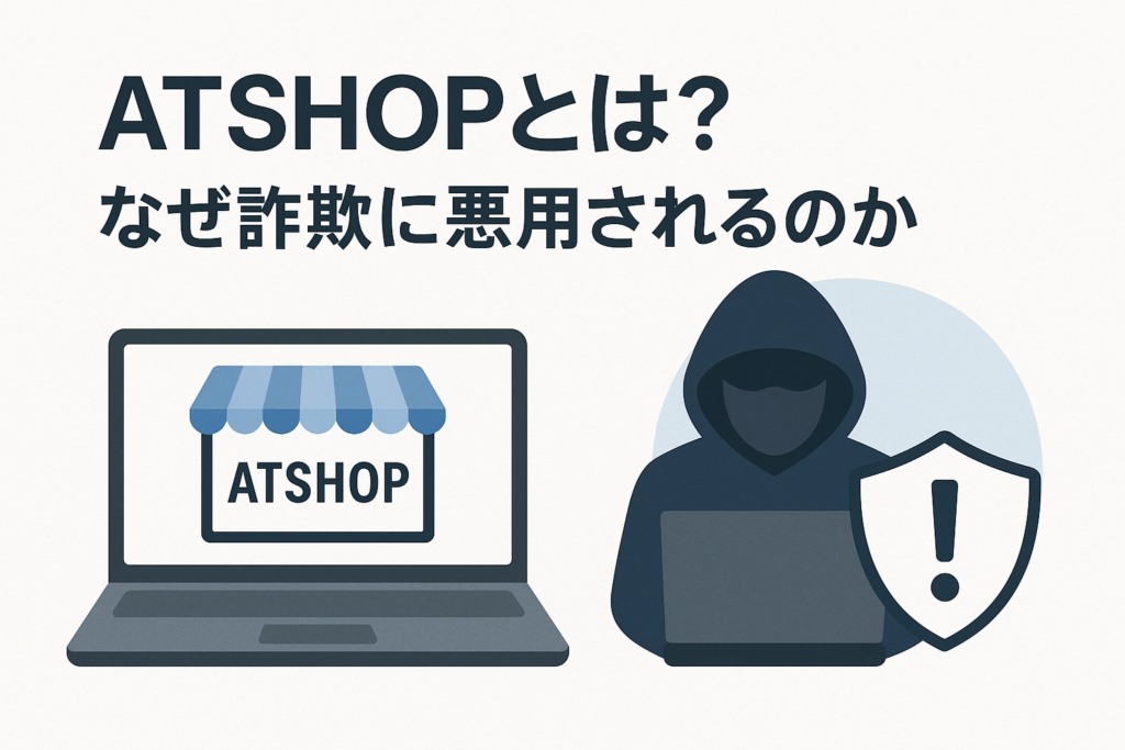 ATSHOPとは？なぜ詐欺に悪用されるのか