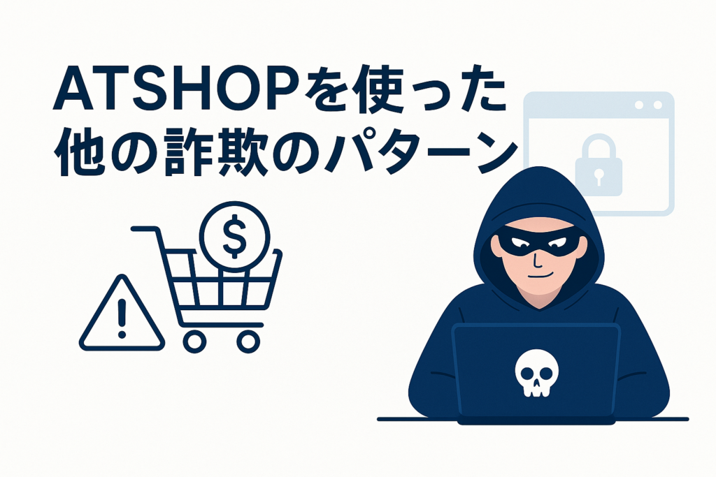 ATSHOPを使った他の詐欺のパターン