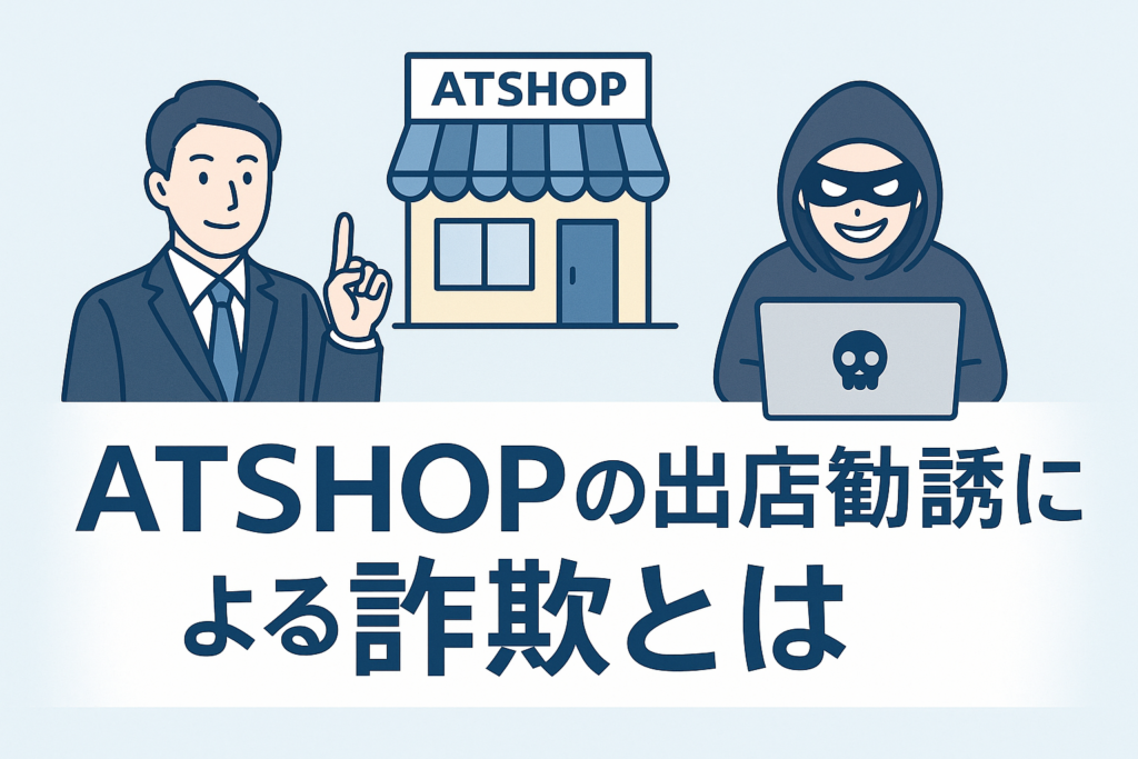 ATSHOPの出店勧誘による詐欺とは