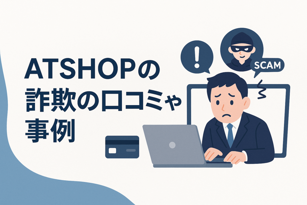 ATSHOPの詐欺の口コミや事例
