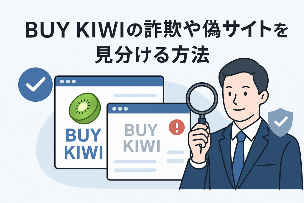 BUY KIWIの詐欺や偽サイトを見分ける方法