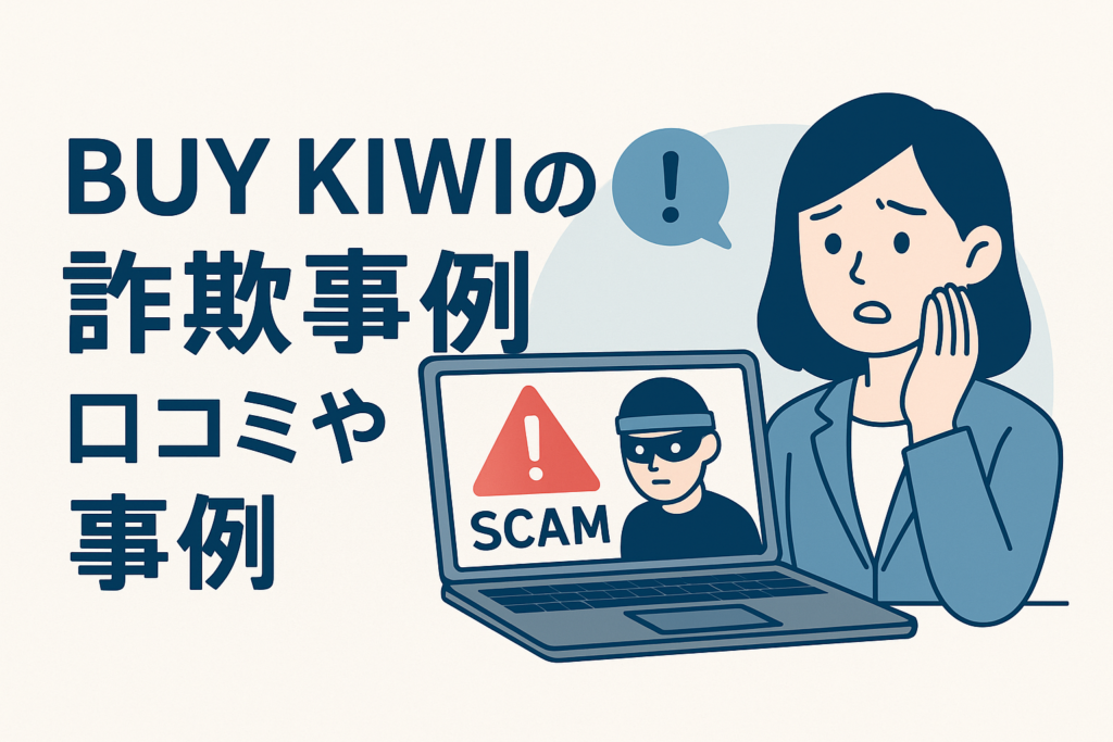 BUY KIWIの詐欺の口コミや事例