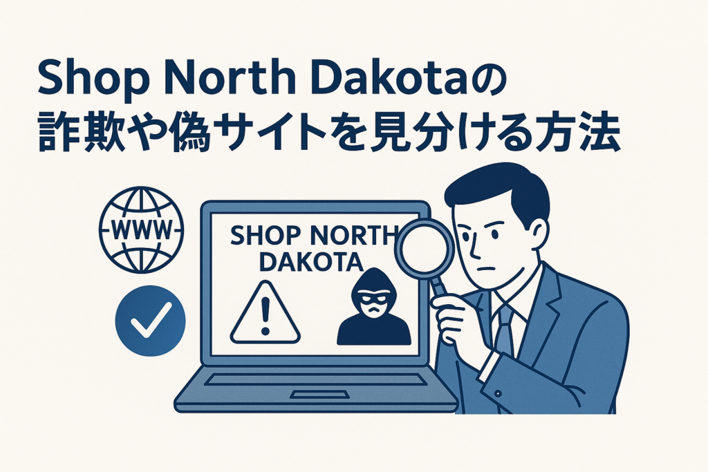 Shop North Dakotaの詐欺や偽サイトを見分ける方法