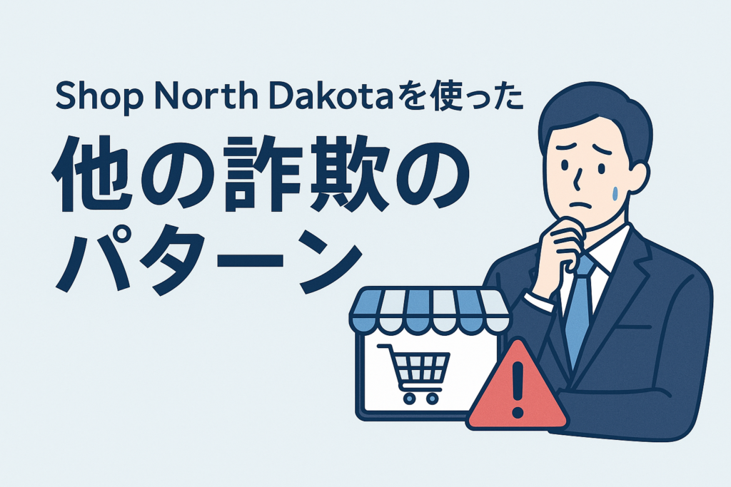 Shop North Dakotaを使った他の詐欺のパターン