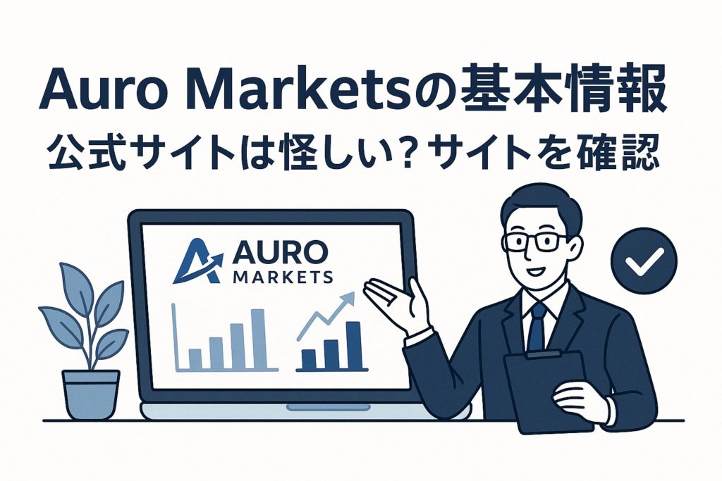 Auro Marketsの基本情報・公式サイトは怪しい？サイトを確認
