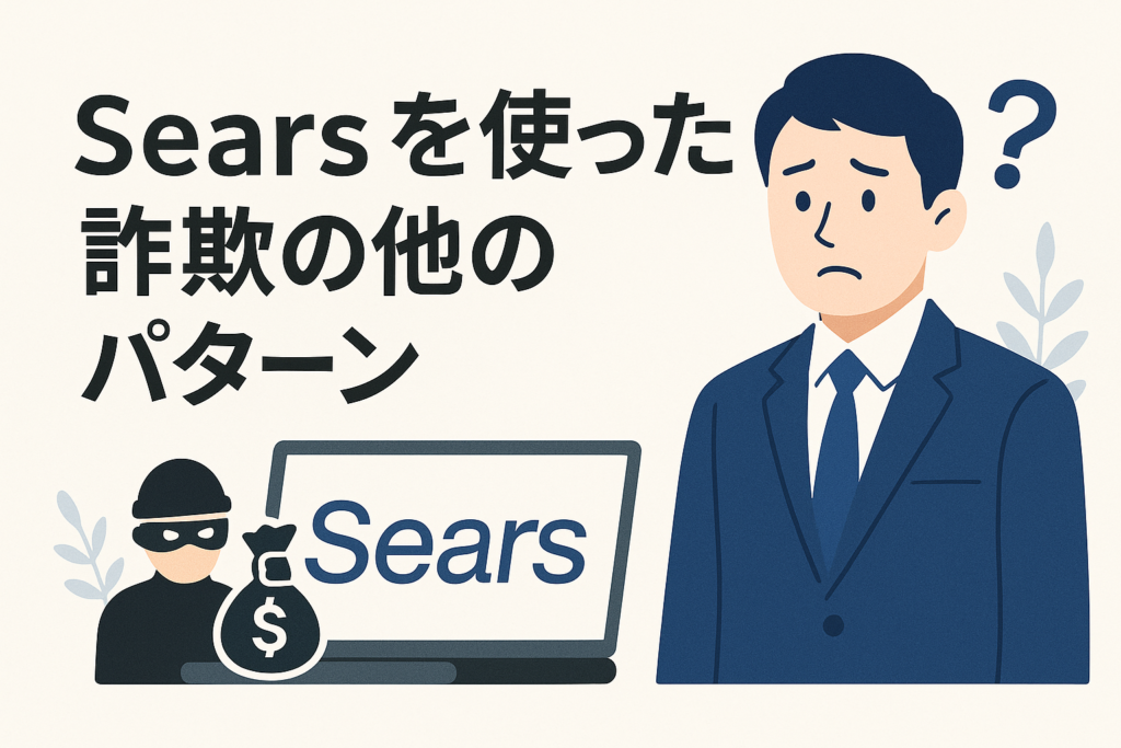 Searsを使った他の詐欺のパターン