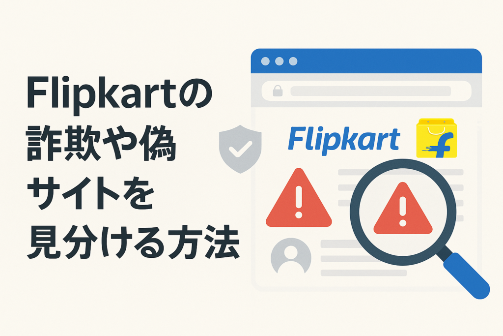 Flipkartの詐欺や偽サイトを見分ける方法