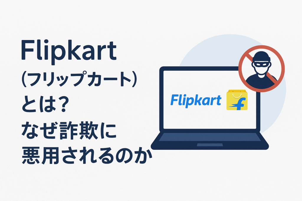 Flipkart（フリップカート）とは？なぜ詐欺に悪用されるのか