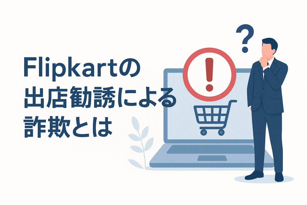 Flipkartの出店勧誘による詐欺とは