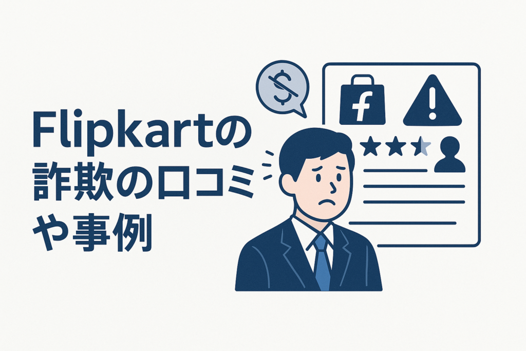 Flipkartの詐欺の口コミや事例