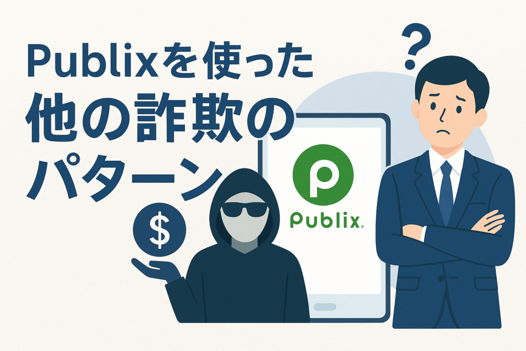 Publixを使った他の詐欺のパターン