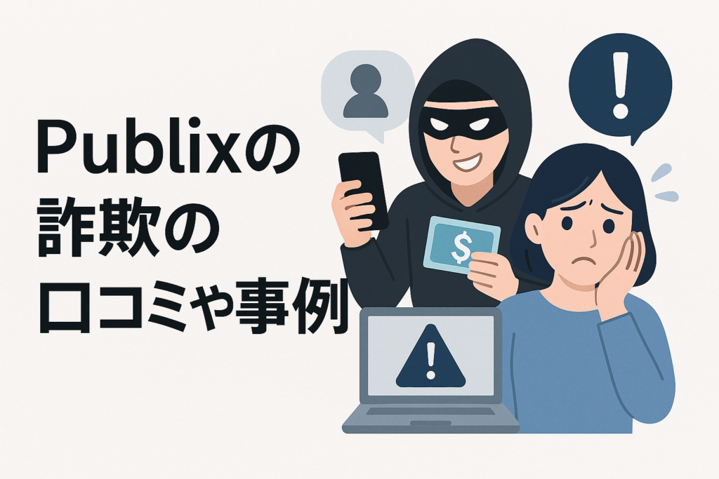 Publixの詐欺の口コミや事例