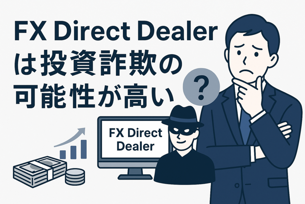 FX Direct Dealerは投資詐欺の可能性が高い
