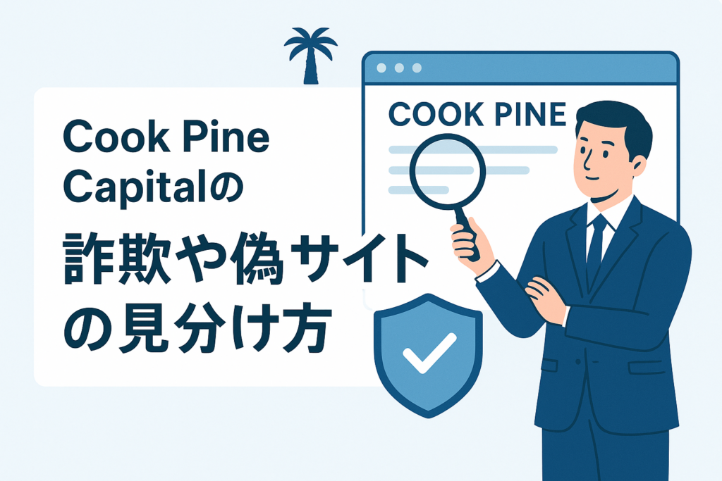 Cook Pine Capitalの詐欺や偽サイトの見分け方